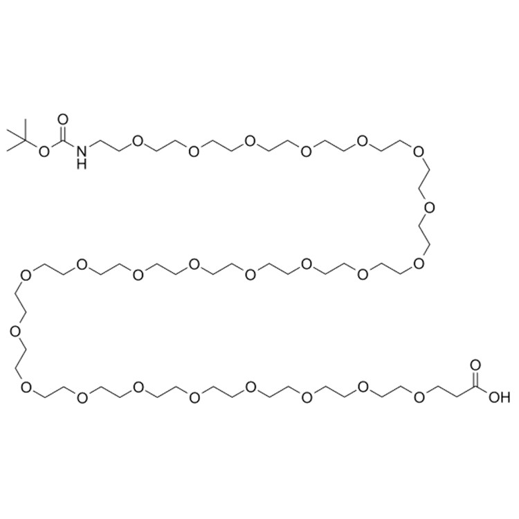 t-Boc-N-amido-PEG24-acid，Boc-NH-PEG24-CH2CH2COOH 